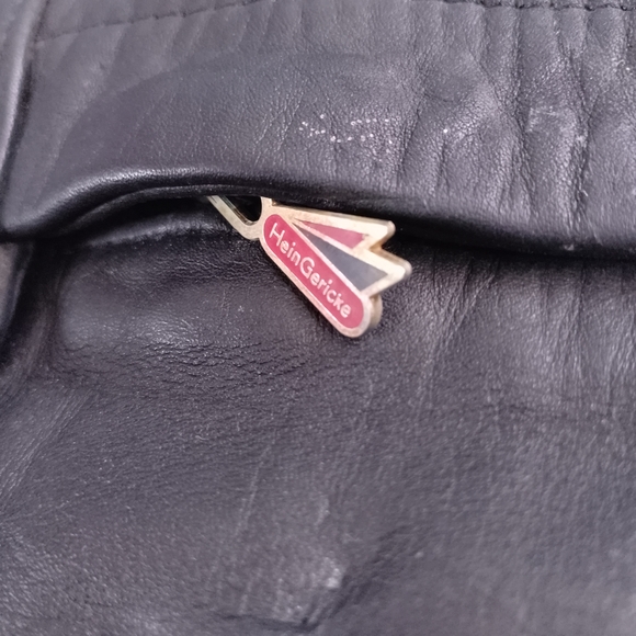 Vintage 80s Hein Gericke Black Leather Motorcycle Pants Biker - Picture 3 of 14